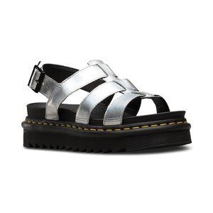 DR. MARTENS YELENA ICED METALLIC IN SILVER